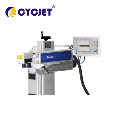 Touch Screen LF100F Fiber Laser Marking Machine For Stainless Steel