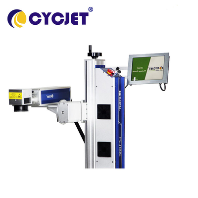 Touch Screen LF100F Fiber Laser Marking Machine For Stainless Steel