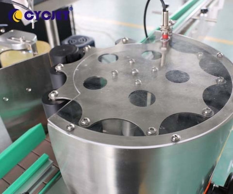 Cylindrical Semi Automatic Labeling Machine CLB-130 Stationery Self Adhesive Labeling Machine